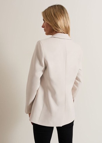 Phase Eight Belle Neutral Coats White Canada | AIYESM-603